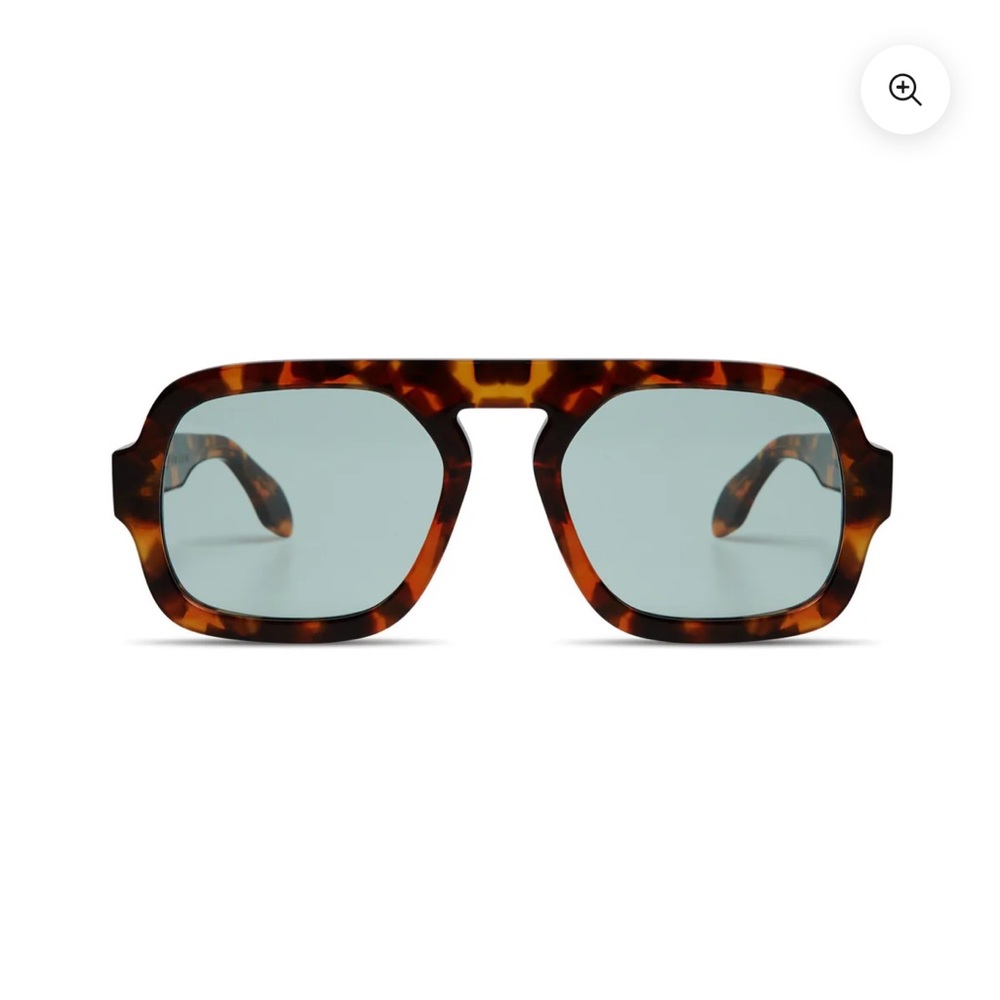 Elisa Johnson Jane Sunglasses in Brown Tortoise
